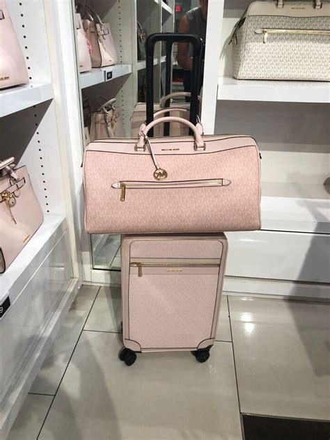 michael kors duffle bag women's|michael kors trolley suitcase.